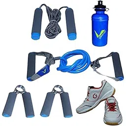 Badminton Shoe Smash Grey Size-13 Kids with Verified Training Set