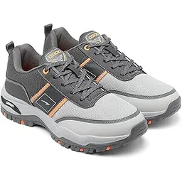 Men's Everest-02 Sports Trekking & Hiking,Walking Shoes with Rubber Outsole & Memory Foam Insole Lace-Up Shoes for Men's & Boy's