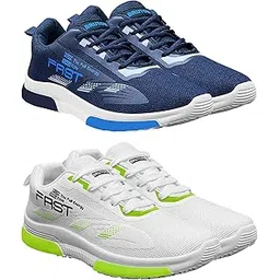 Light Weight Casual Shoes Sneakers for Men- Combo Pack of 2