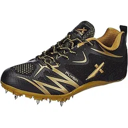 Flyer Running Spike Shoe for Men with Removeable Spike Orange-Blue