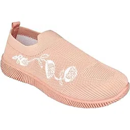 Womens Lightweight Casual Canvas Shoes for Women_Peach Sneaker