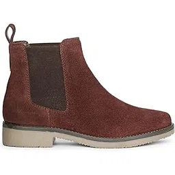 Women's Suede Leather Ankle Boots, Stylish & Comfortable,Perfect for Casual and Formal Wear Size