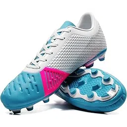 Football Shoes for Men, Stylish & Comfortable, Lightweight, Studs Sport Footwear, Shoe for Football Playground, TPU Sole, Lace Up Closure, Soccer Spike Shoes for boy, Size 4 to 11 UK