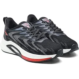 Powerplay-31 Men's Running Shoes | Wave-Tech Knit Upper with AeroFlow Side Panels | EVA Midsole | Fish-Scale Yarn | Stylish Athletic Sneakers