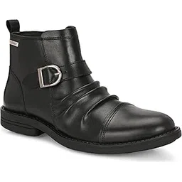 Casual Leather Boots for Men | Genuine Leather Upper | TPR Sole