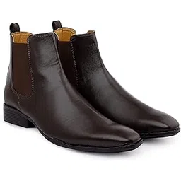 Men's Faux Leather Material Latest Casual Chelsea Boots