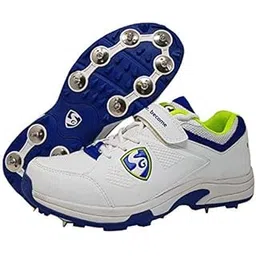Shoe SG Sierra 2.0 WHT/Lime/R.Blue No. 6 Cricket Shoes