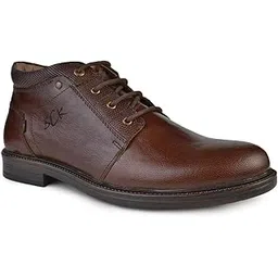 HARKAN Full Grain Natural Leather Casual Boots for Men