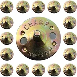 LORD'S TOWN Full Metal Cricket Shoes Spikes Nails (Golden)