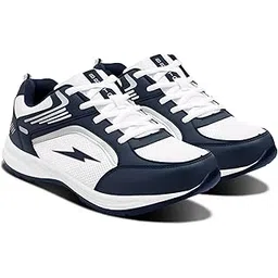 BRUTON EVA Lite Trendy Mesh Running Shoes for Men- White