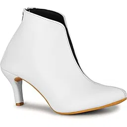 commander shoes Stylish High Ankle Boots for Girls and Women (515 White 4UK)