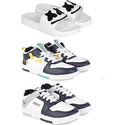 DRACKFOOT Men's Sports Shoes | Lightweight Stylish & Easy to Wear for Men'sGRT-SPO-(3-Combo)-3030-1074-1075