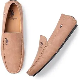 USPA|Aaron|TAN Stylish Casual Loafer Shoes for Man