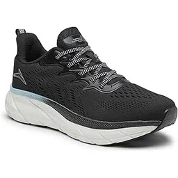 Atlanta Men's Sports Running Shoes Knitting Upper Lace Up Design Soft Cushioned Memory Foam Insole Extra Grip Anti Skid Comfortable Lightweight Durable for Gym, Walking, Jogging & Everyday