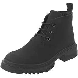 Women Faux Leather Block Heel Fashion Boot