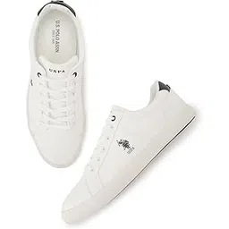 USPA|PADRY|White Stylish Casual Sneaker Shoes for Man