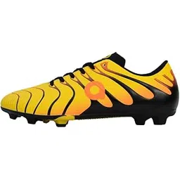 IGNIA Football Shoes - Yellow/Orange | Lightweight Comfort & Maximum Grip | Best for Competitive Soccer Players | Sports Cleats | Football Footwear | Football Sports Shoes