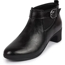 Women Flared Heel Boots