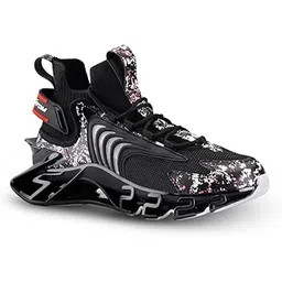 Men's Spring Edge Alpha 2 Sneakers | Stylish & Comfortable Casual Sneakers with Breathable Air Mesh, Multicolor | All-Day Comfort Shoes