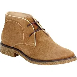 Modern Leather Desert Boots