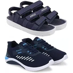 Exclusive Range of Trendy Styling Comfortable Sports Running Shoes for Men (Pack of 2) Multi