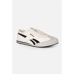 Reebok Cream & Black Unisex Super Club Classic Leather Sneakers