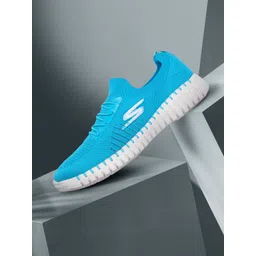 Skechers Women Blue Solid Non-Marking Go Walk Smart - Scholar Walking Shoes