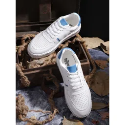 The Roadster Lifestyle Co. Women Perforated Round-Toe Everyday Sneakers