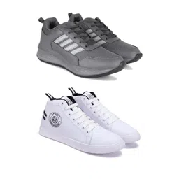 DRACKFOOT Men Non-Marking Running Sports Shoes