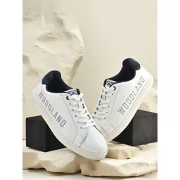 Woodland Men Colourblocked Leather Sneakers Shoes