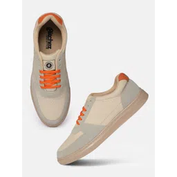 glitchez Men Perforated Lace-Ups Sneakers