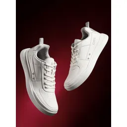 Cantabil Men Perforations PU Sneakers