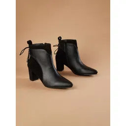 Ginger by Lifestyle Women Casual Block-Heeled Boots
