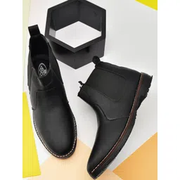 TRM Men Mid Top Slip-On Chelsea Boots