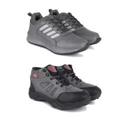 DRACKFOOT Men Non-Marking Running Sports Shoes