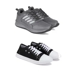 DRACKFOOT Men Non-Marking Running Sports Shoes