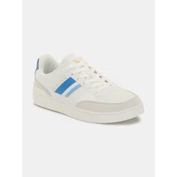 U.S. Polo Assn. Men White PU Sneakers