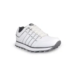 Lakhani Vardaan Men White Lace Up Casual Walking Shoes