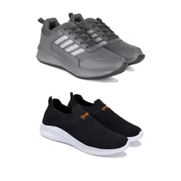 DRACKFOOT Men Non-Marking Running Sports Shoes