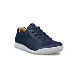 ECCO Street Retro Marine Men Textured Round Toe lace Ups Non-Marking Golf Sports Shoes
