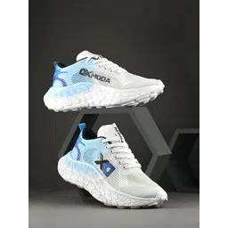 JK Port Men Lace-Up Running Non-Marking Lightweight Shoes