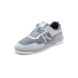 RARE RABBIT Men Woven Design Leather Sneakers