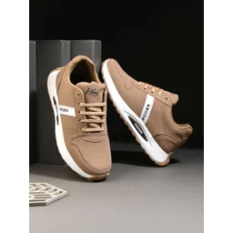 knoos Men Textured Lace Ups Sneakers