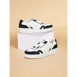Forever Glam by Pantaloons Women Colourblocked PU Sneakers