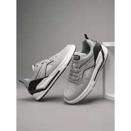 Red Tape Men Colourblocked PU Sneakers