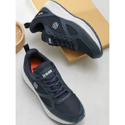 Hilux Men Black Mesh Laceups With EVA Sole Casual Sports Shoes