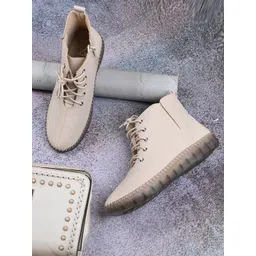 Jove Women PU Regular Boots