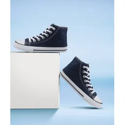 High Top FTZ Canvas Sneaker Casual Walking Shoes High Tops For Women