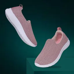 Melody-71 Mauve Sports,Slip-On,Training,Gym, Slip On Sneakers For Women