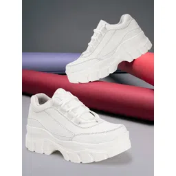 Stylish High Heel Sneakers Sneakers For Women